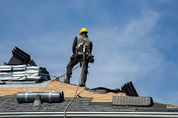 Professional Flat Roof Repair technician working in Wingate, NC